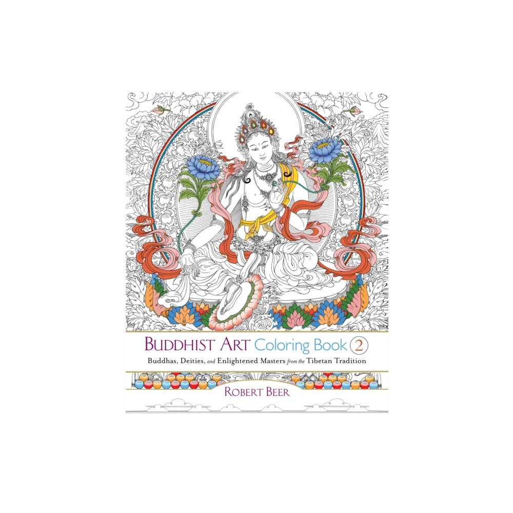 Produktbild för Buddhist Art Coloring Book 2 (häftad, eng)
