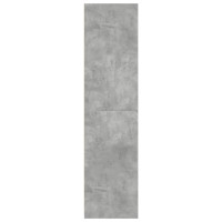 Produktbild för Garderob betonggrå 30x50x200 cm konstruerat trä