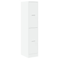 Produktbild för Apoteksskåp vit 30x41x144,5 cm konstruerat trä