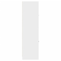 Produktbild för Apoteksskåp vit 30x41x144,5 cm konstruerat trä