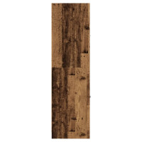Produktbild för Apoteksskåp åldrat trä 30x41x144,5 cm konstruerat trä