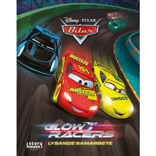 Egmont Story House Bilar. Glow racers : lysande samarbete (bok, kartonnage)