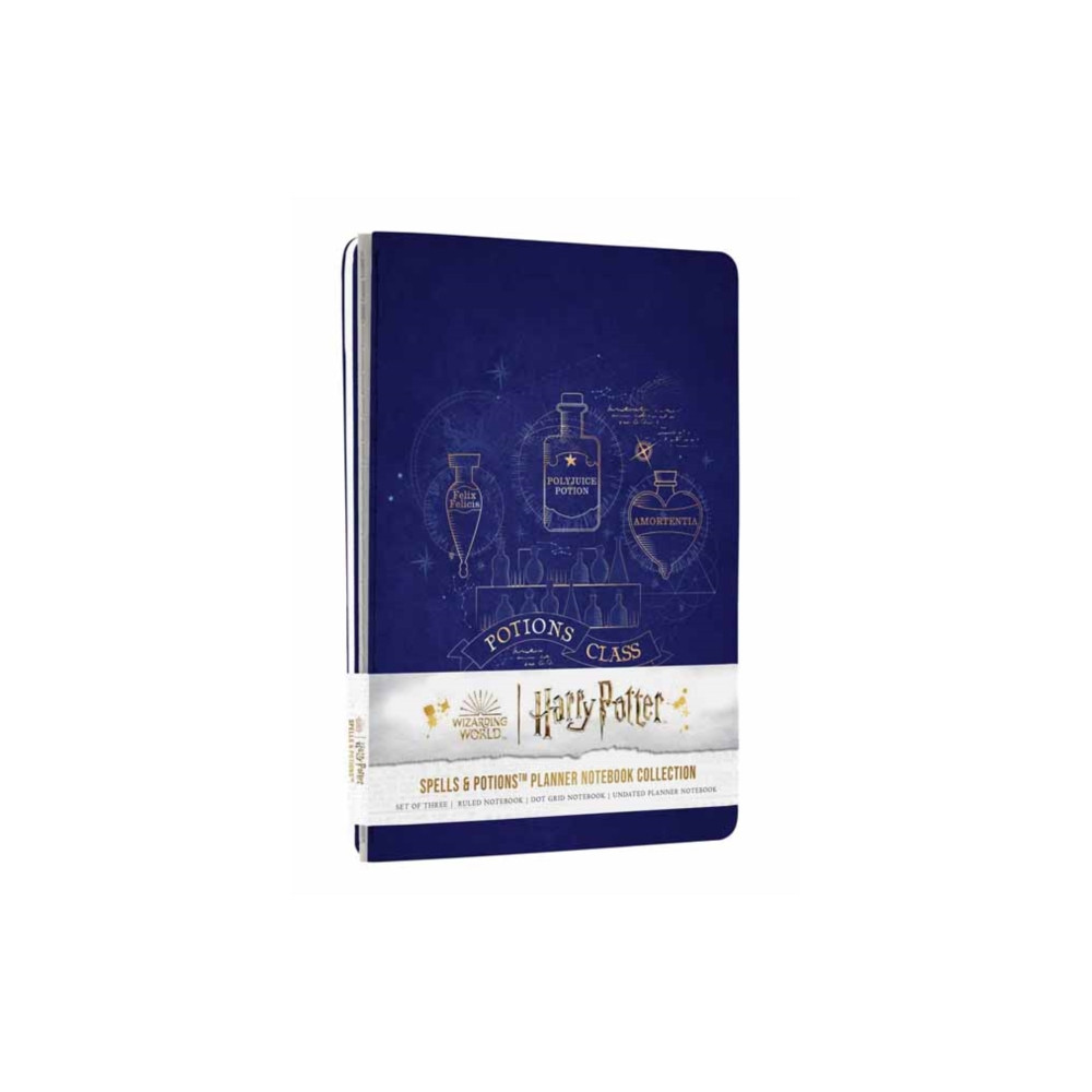 Produktbild för Harry Potter: Spells and Potions Planner Notebook Collection (Set of 3) (häftad, eng)