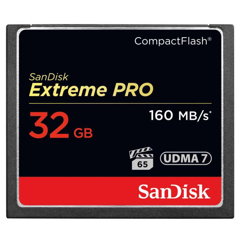 Produktbild för Minneskort CF Extreme Pro 32GB 160MB/s UDMA7