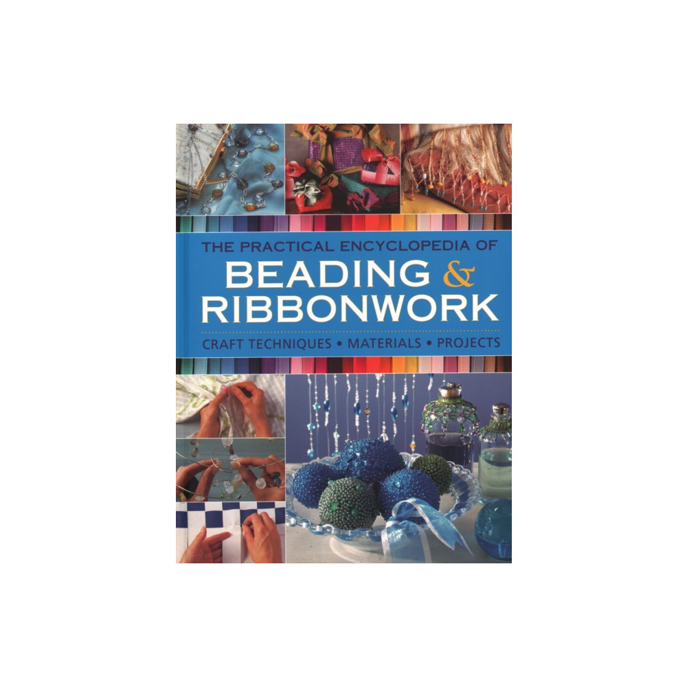 Produktbild för Beadwork & Ribbonwork (häftad, eng)
