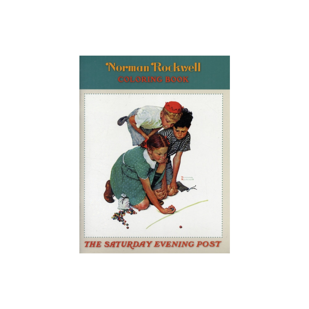 Produktbild för Norman Rockwell Colouring Book (häftad, eng)