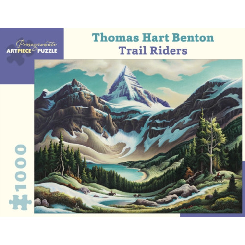 Pomegranate Communications Inc,US Thomas Hart Benton Trail Riders 1000-Piece Jigsaw Puzzle