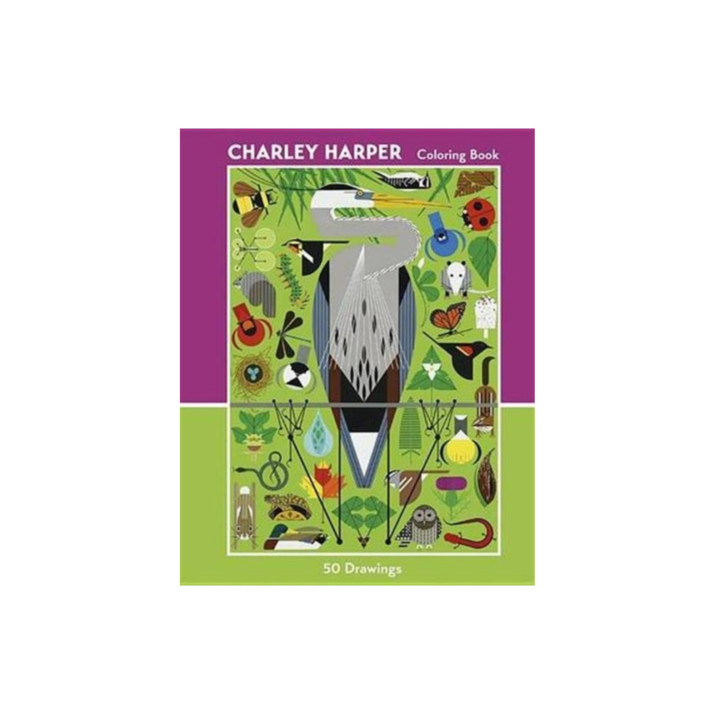 Produktbild för Charley Harper 50 Drawings Coloring Book (häftad, eng)