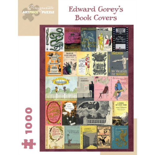 Pomegranate Communications Inc,US Edward Gorey Book Covers 1000-Piece Jigsaw Puzzle