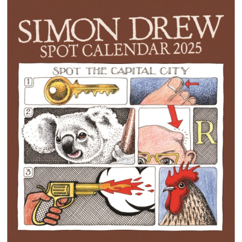 Carousel Calendars Simon Drew Easel Desk Calendar 2025 (häftad, eng)