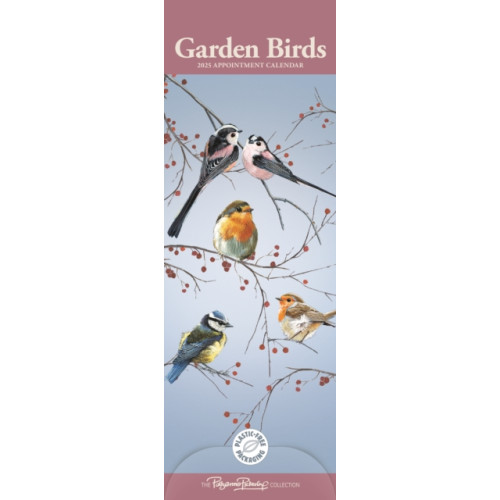 Carousel Calendars Garden Birds by Pollyanna Pickering Slim Calendar 2025 (häftad, eng)