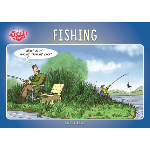 Fishing, Young At Heart A4 Calendar 2025 (häftad, eng)