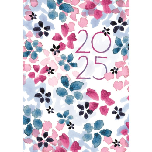 Carousel Calendars Floral A6 Diary  2025 (häftad, eng)