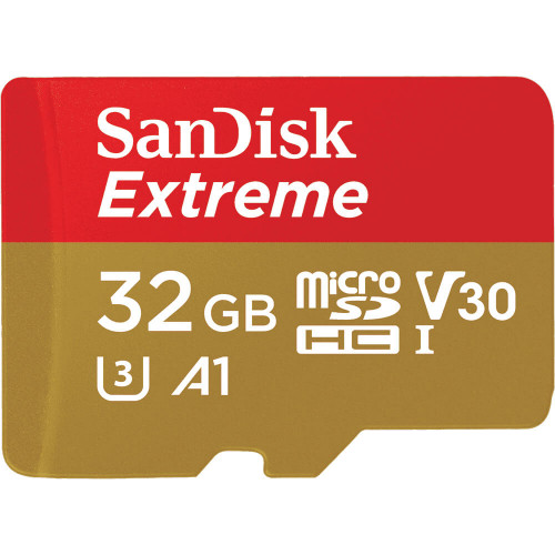 SANDISK MicroSDXC Extreme 32GB 100MB/s A2 C10 V30 UHS-I U3