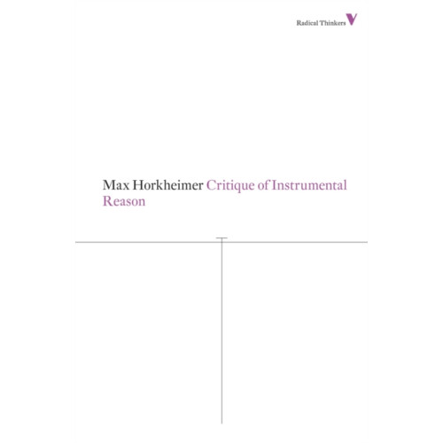 Verso Books Critique of Instrumental Reason (häftad, eng)