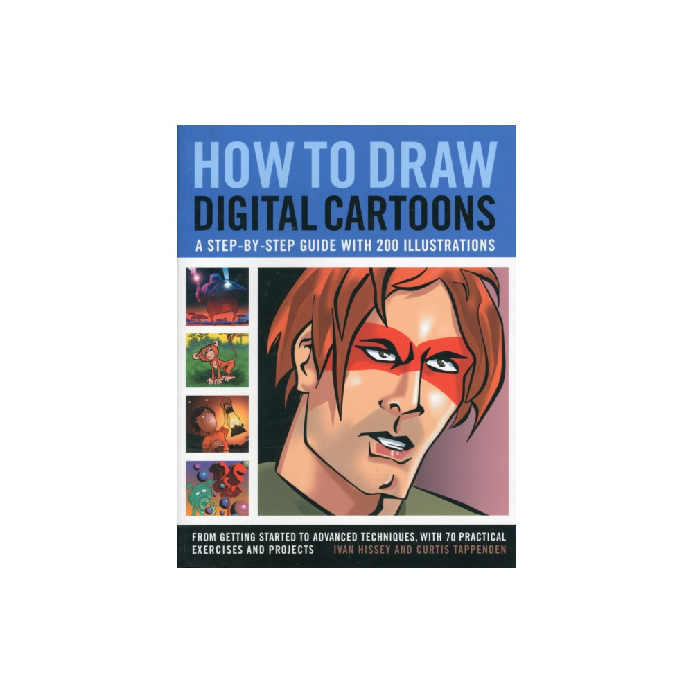 Produktbild för How to Draw Digital Cartoons: a Step-by-step Guide (häftad, eng)