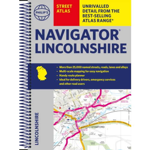 Octopus publishing group Philip's Street Atlas Navigator Lincolnshire (bok, spiral, eng)