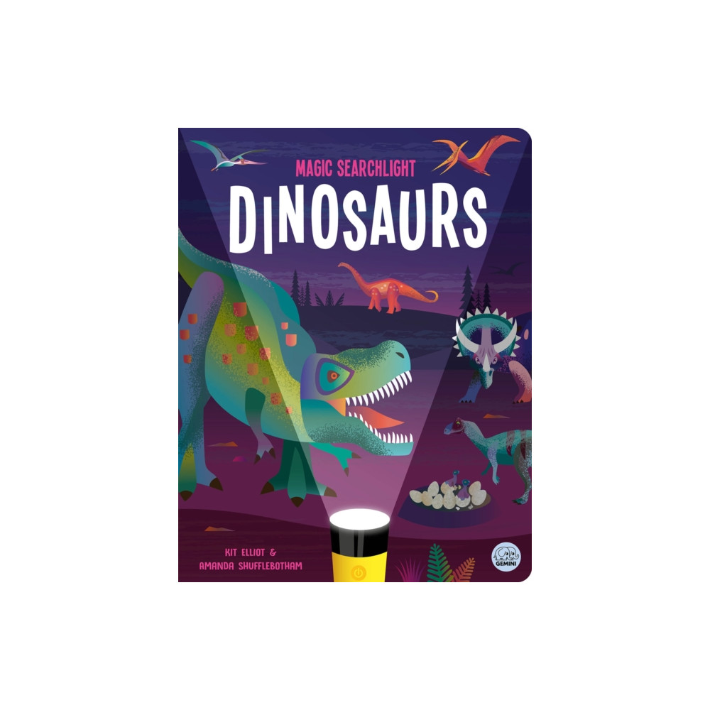 Produktbild för Magic Searchlight - Dinosaurs (inbunden, eng)