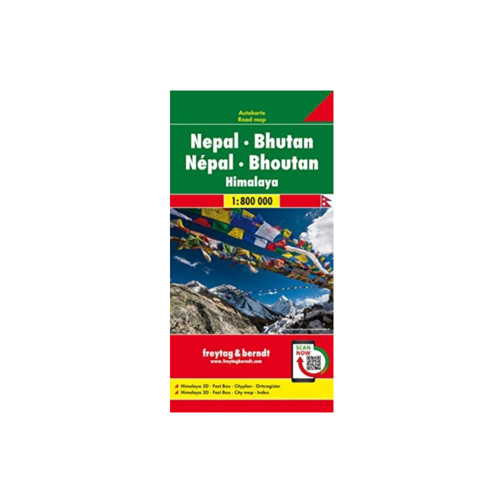 Produktbild för Nepal - Bhutan, Automap 1:800.000