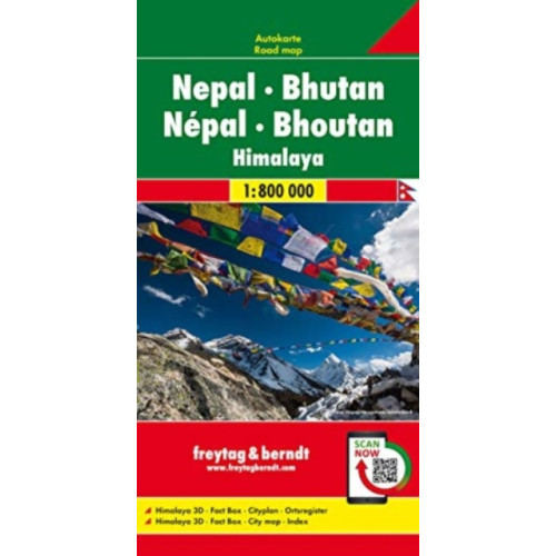 Freytag-Berndt Nepal - Bhutan, Automap 1:800.000
