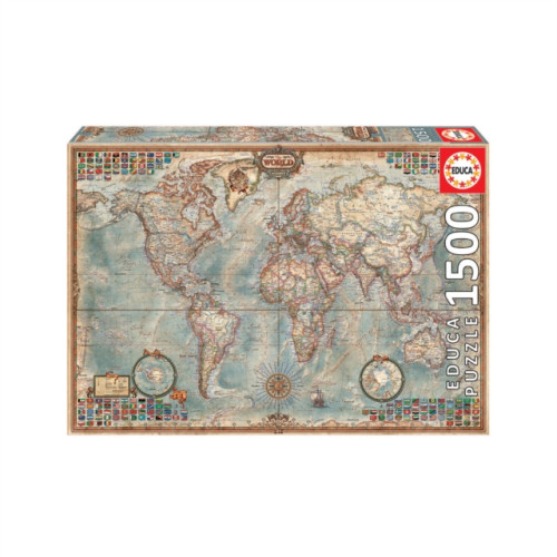 Paul Lamond Games Political Map of the World 1500pc Puzzle