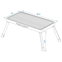 Produktbild för ProPlus Hopfällbar enstegspall 150kg XL metall