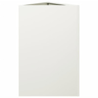 Produktbild för Odlingslådor 2 st vit triangulär 50x43x75 cm stål
