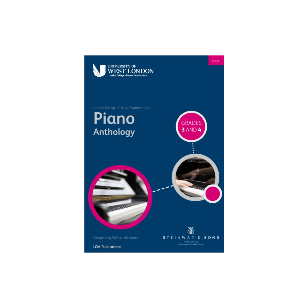 Produktbild för London College of Music Piano Anthology Grades 3 & 4 (häftad, eng)