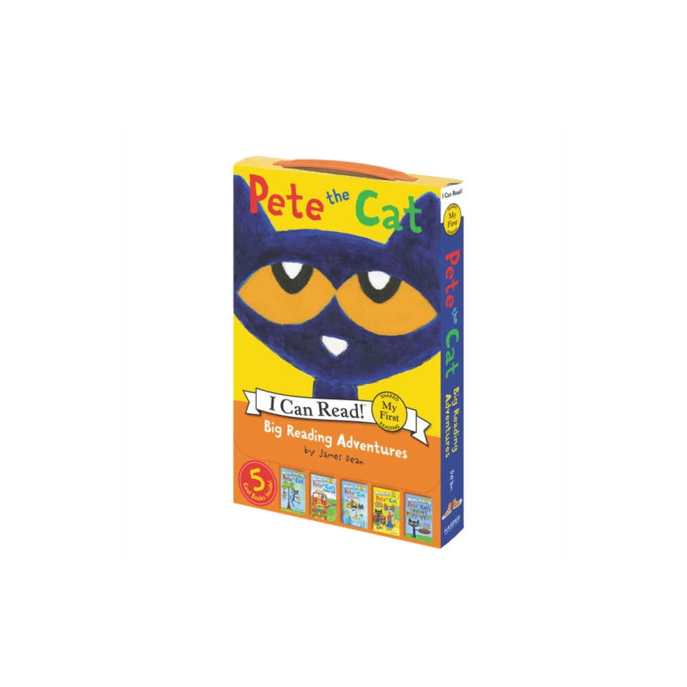 Produktbild för Pete the Cat: Big Reading Adventures (häftad, eng)