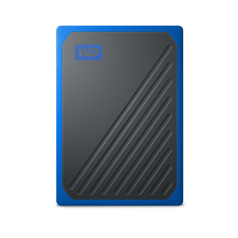 Produktbild för WD My Passport GO SSD 1TB Svart/Blå