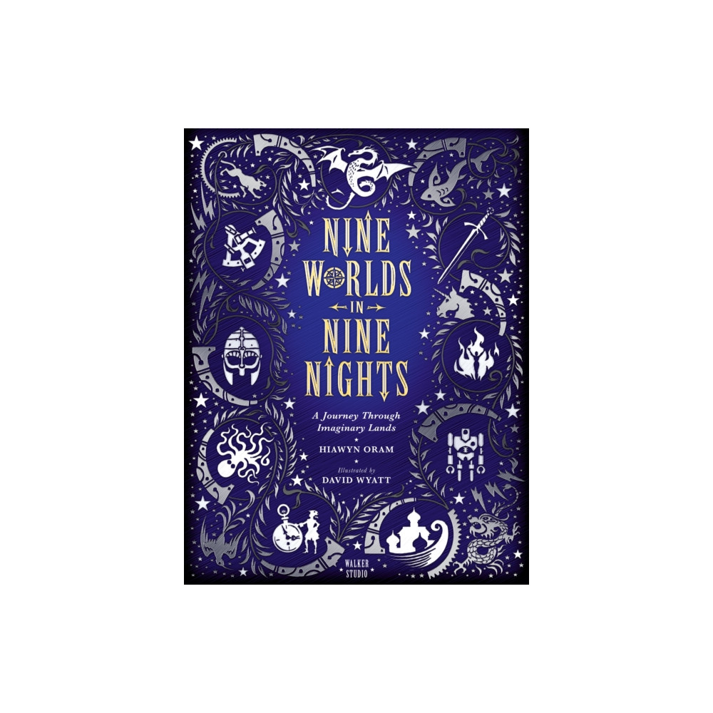 Produktbild för Nine Worlds in Nine Nights: A Journey Through Imaginary Lands (inbunden, eng)