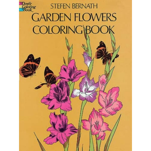 Dover publications inc. Garden Flowers Coloring Book (häftad, eng)