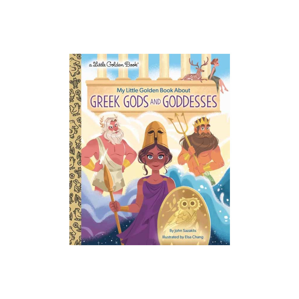 Produktbild för My Little Golden Book About Greek Gods and Goddesses (inbunden, eng)