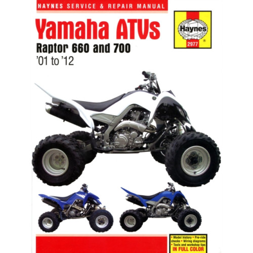 Haynes Manuals Inc Yamaha Raptor 660 & 700 ATVs (01 - 12) Haynes Repair Manual (inbunden, eng)