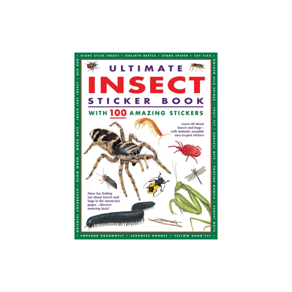 Produktbild för Ultimate Insect Sticker Book (häftad, eng)