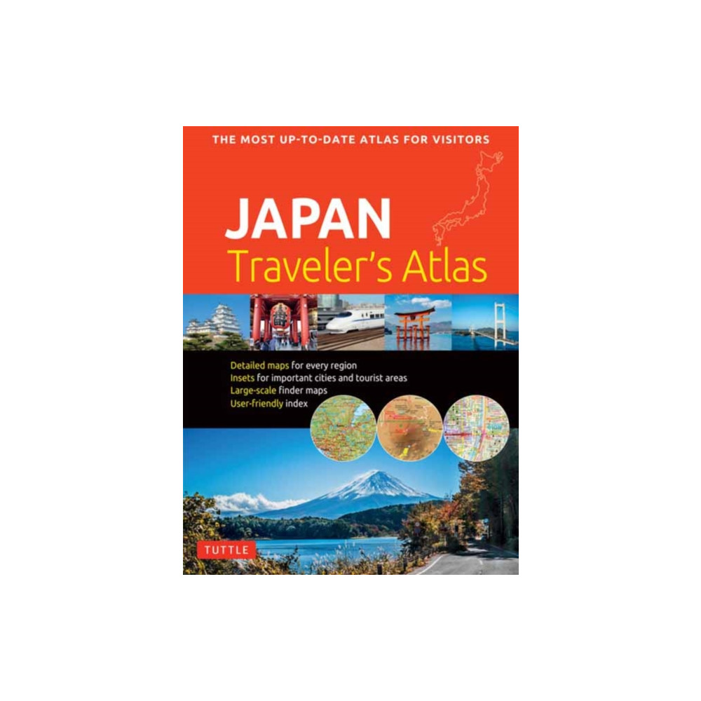 Produktbild för Japan Traveler's Atlas (häftad, eng)