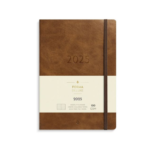 Burde Kalender Agency Forma Deluxe 2025 brun