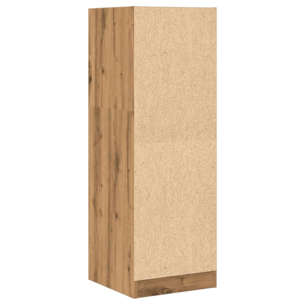 Produktbild för Apoteksskåp ek 40x41x118 cm konstruerat trä