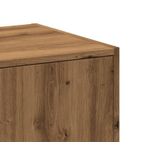 Produktbild för Apoteksskåp ek 40x41x118 cm konstruerat trä