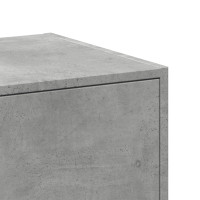 Produktbild för Apoteksskåp betonggrå 40x41x118 cm konstruerat trä