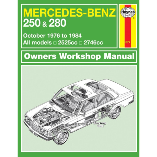 Haynes Publishing Group Mercedes-Benz 250 & 280 123 Series Petrol (Oct 76 - 84) Haynes Repair Manual (häftad, eng)