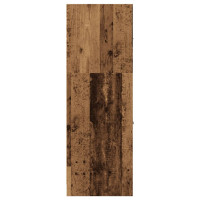 Produktbild för Apoteksskåp åldrat trä 40x41x118 cm konstruerat trä