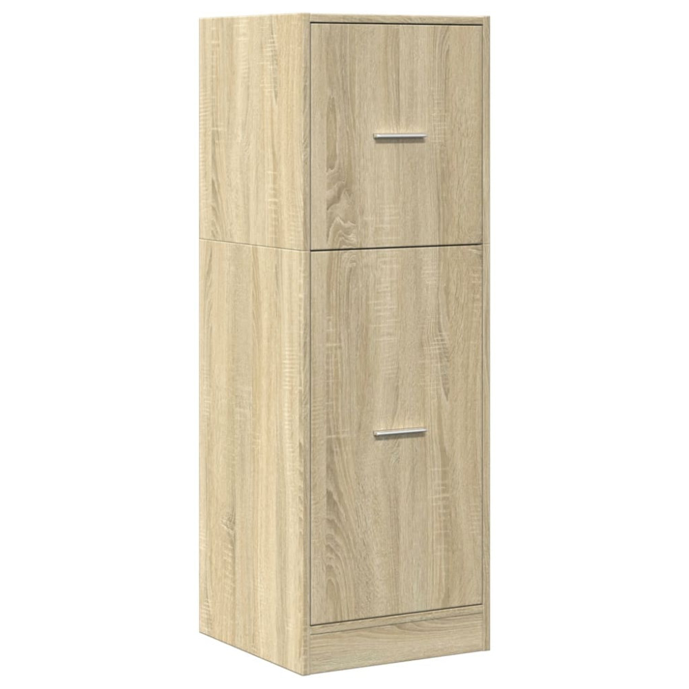 Produktbild för Apoteksskåp sonoma-ek 40x41x118 cm konstruerat trä