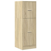 Produktbild för Apoteksskåp sonoma-ek 40x41x118 cm konstruerat trä