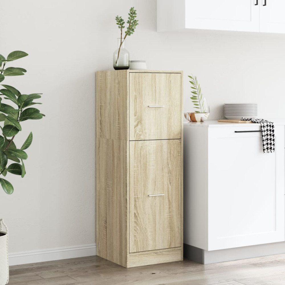 Produktbild för Apoteksskåp sonoma-ek 40x41x118 cm konstruerat trä