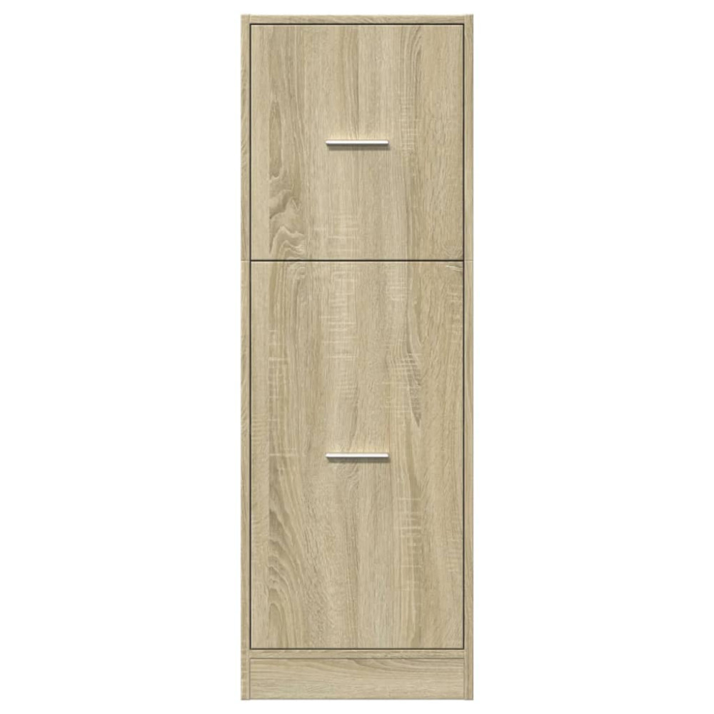 Produktbild för Apoteksskåp sonoma-ek 40x41x118 cm konstruerat trä