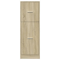 Produktbild för Apoteksskåp sonoma-ek 40x41x118 cm konstruerat trä