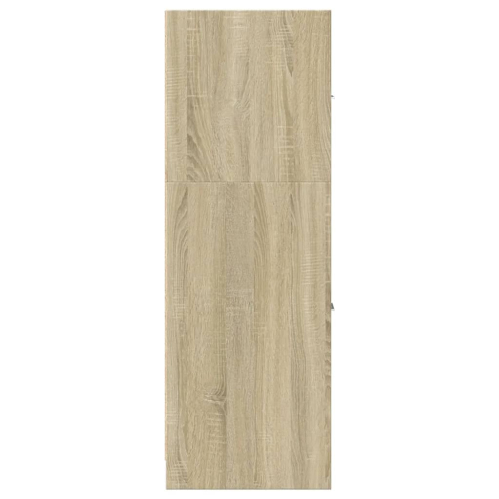 Produktbild för Apoteksskåp sonoma-ek 40x41x118 cm konstruerat trä