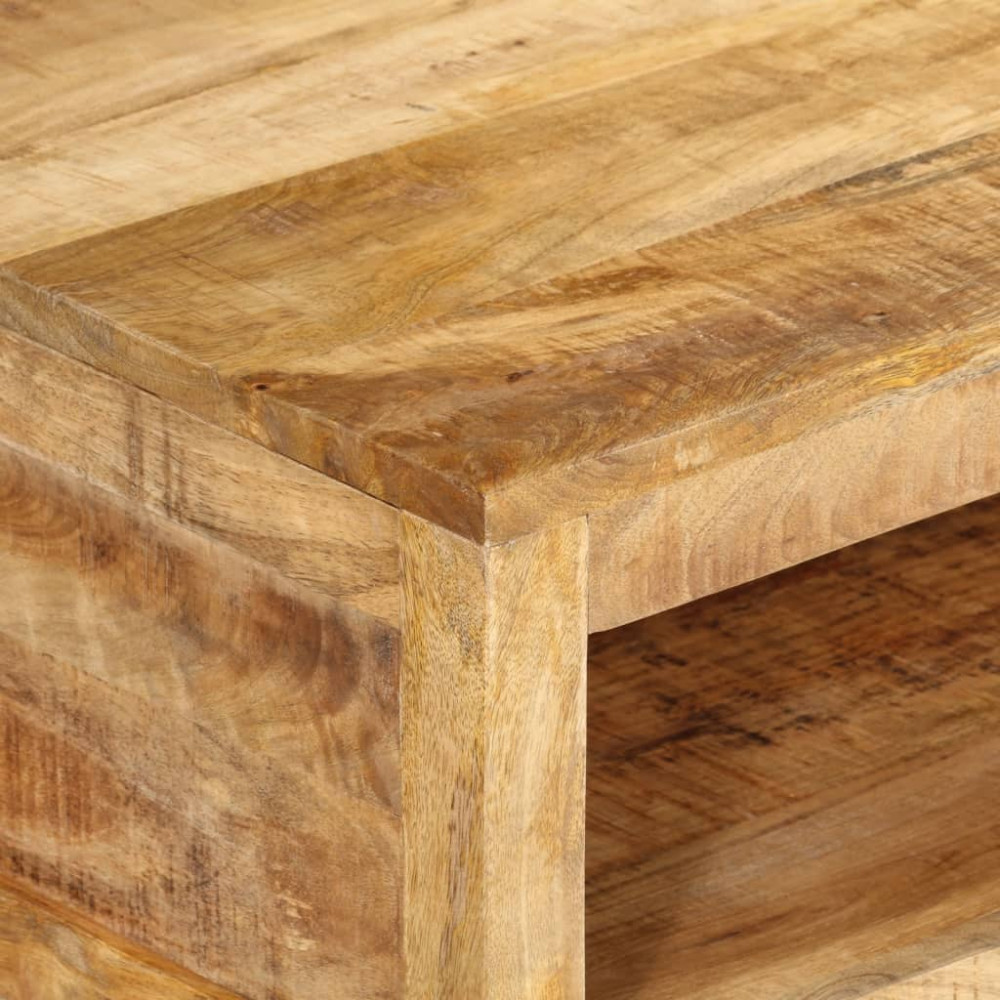 Produktbild för Soffbord 80x55x30 cm massivt mangoträ