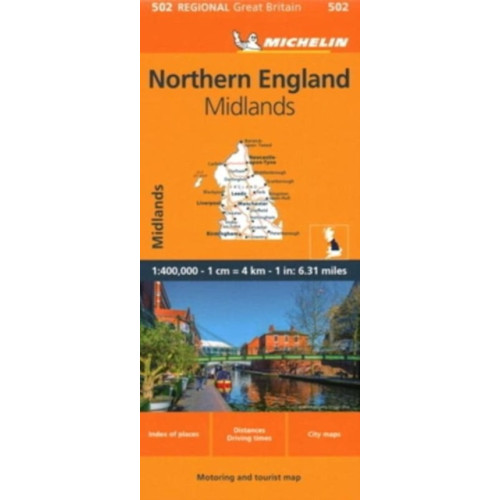 Michelin Editions Des Voyages Northern England - Michelin Regional Map 502